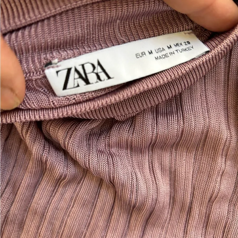 blouse with long sleeve stretch collar size M